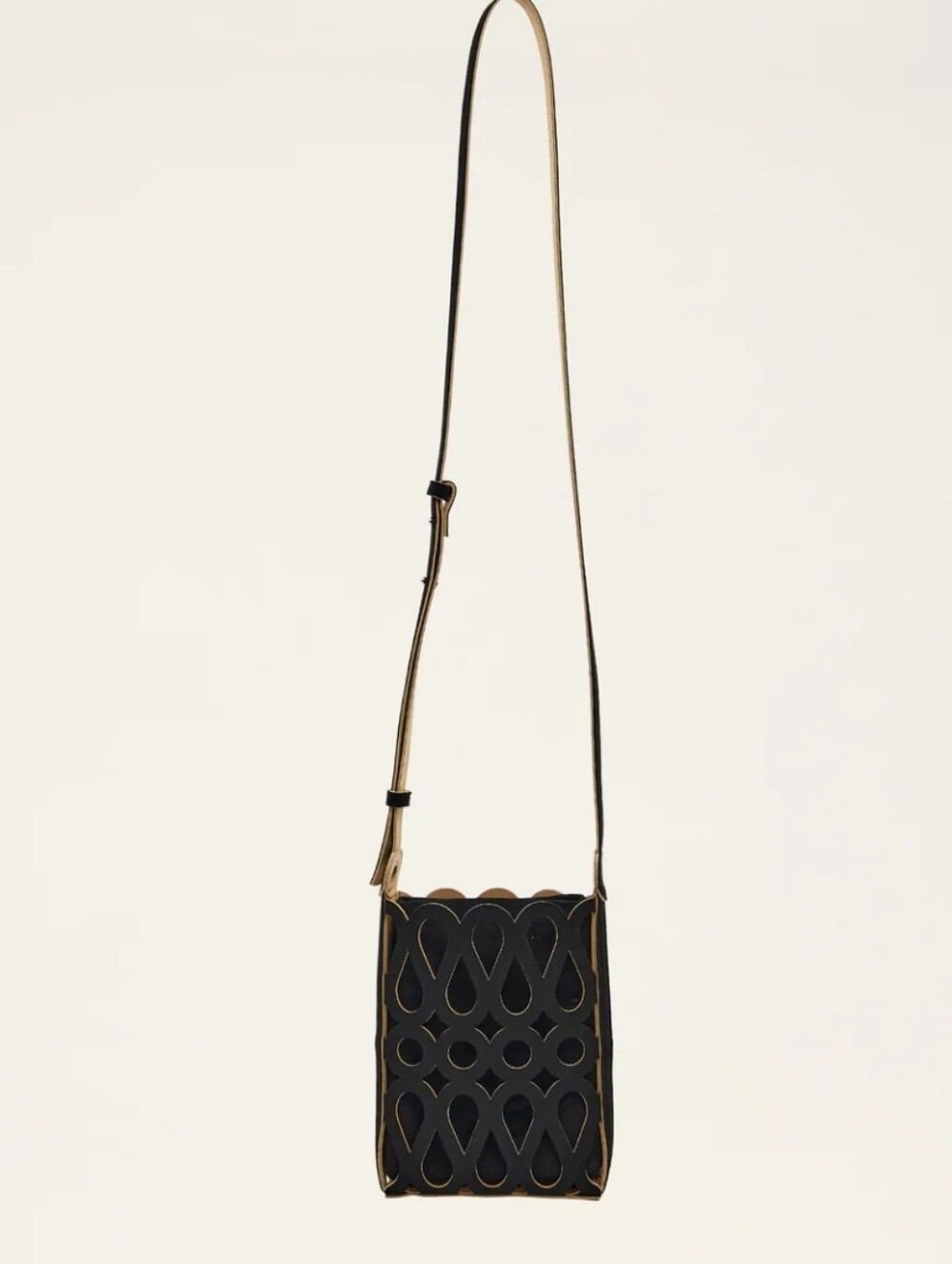 Woven Shoulder Crossbody Bag With Removable Pouch By MARY AL TERNA